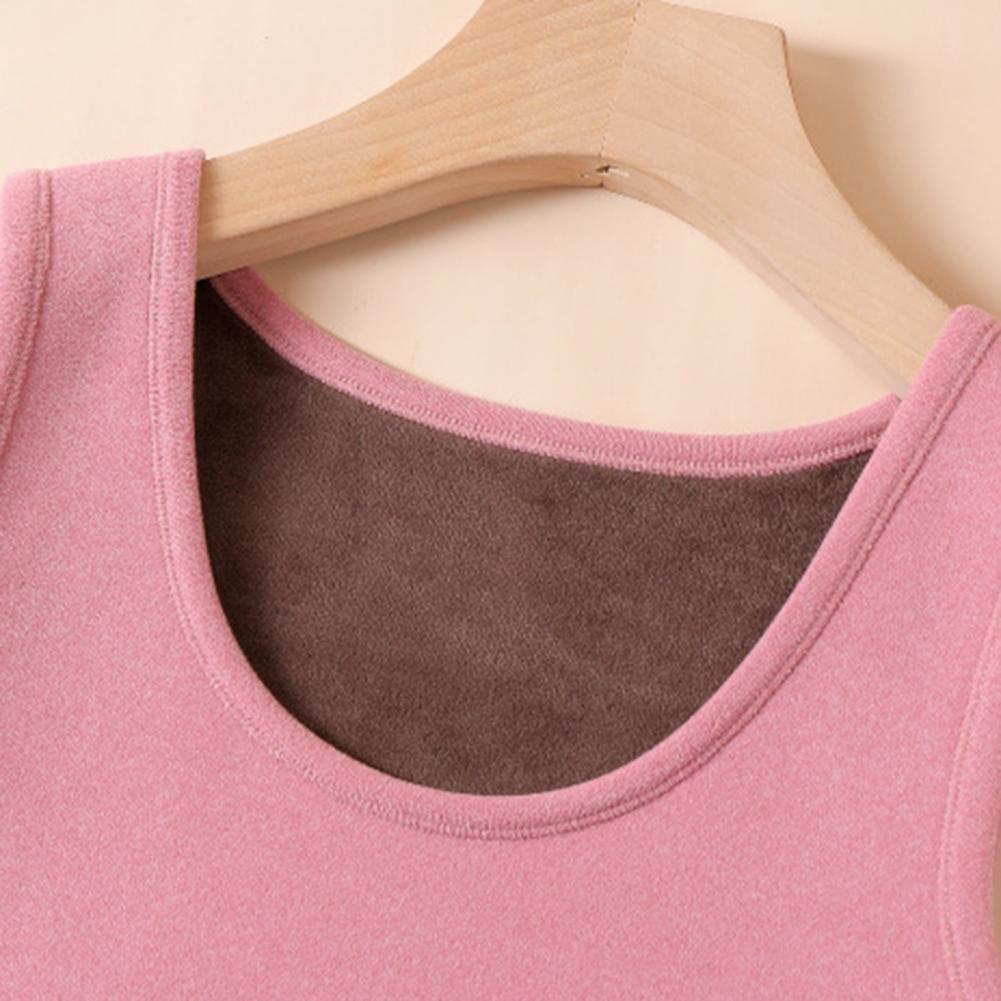 Fleece Lined Women Thermal Tan - Undershirt Crew Neck review and price